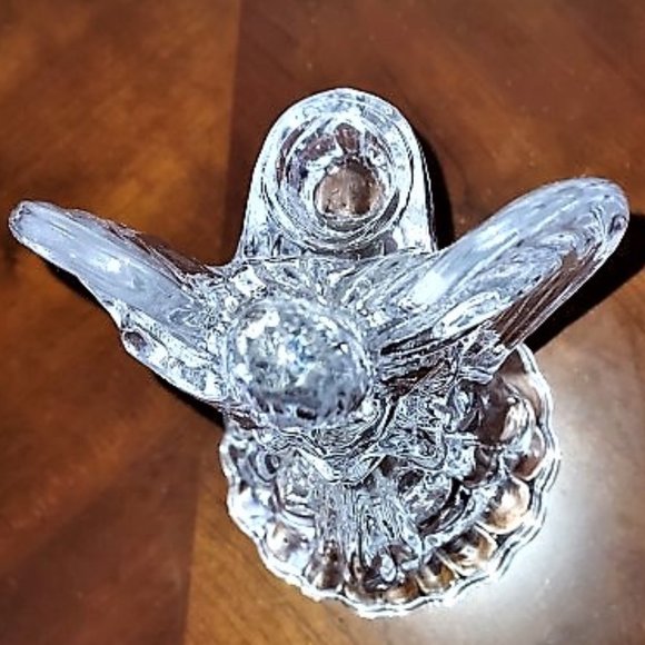 Vintage DePlomb Crystal Angel Candle Holders Set of 2 - Picture 14 of 15